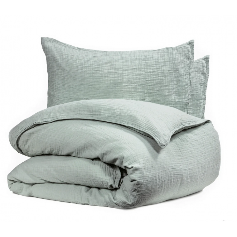 Emilia Celadon Green Duvet Cover