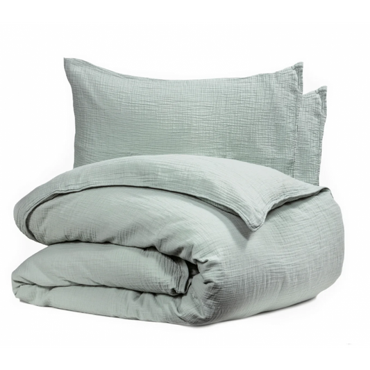 Emilia Celadon Green Duvet Cover
