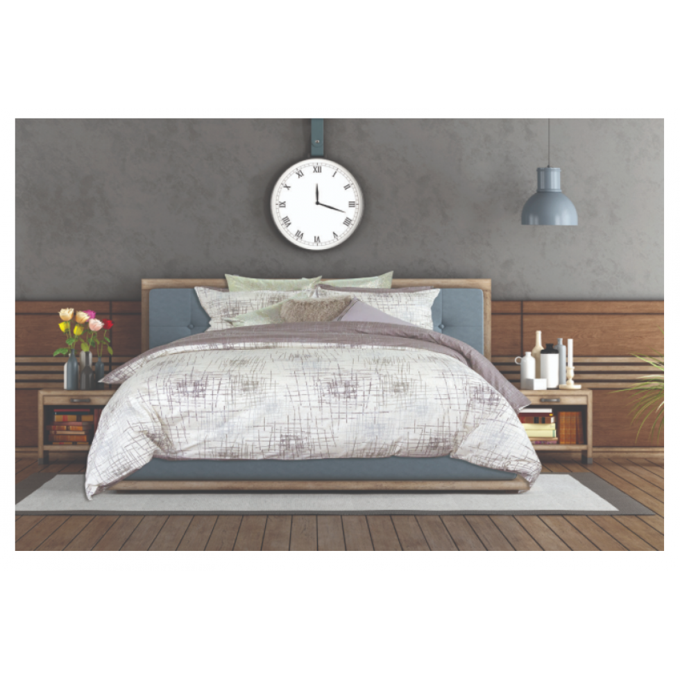 Fletcher Grey Textured Duvet Cover