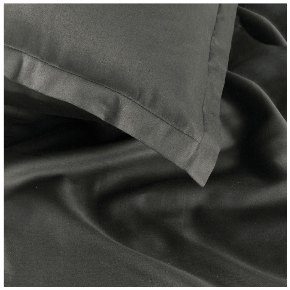 Brunelli Charcoal Grey Smoothies Duvet Cover