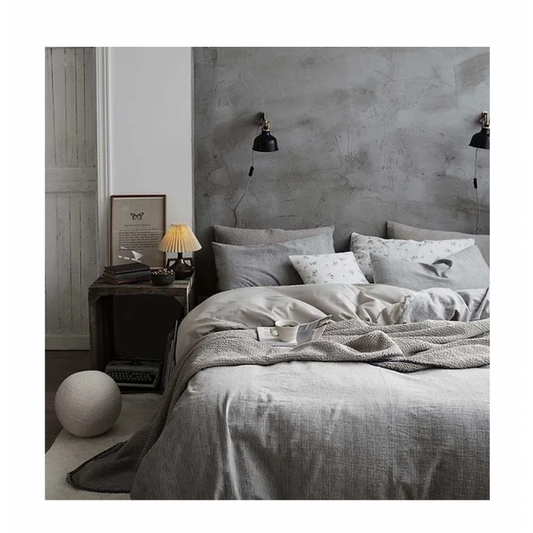 Jax Natural Grey Duvet Cover