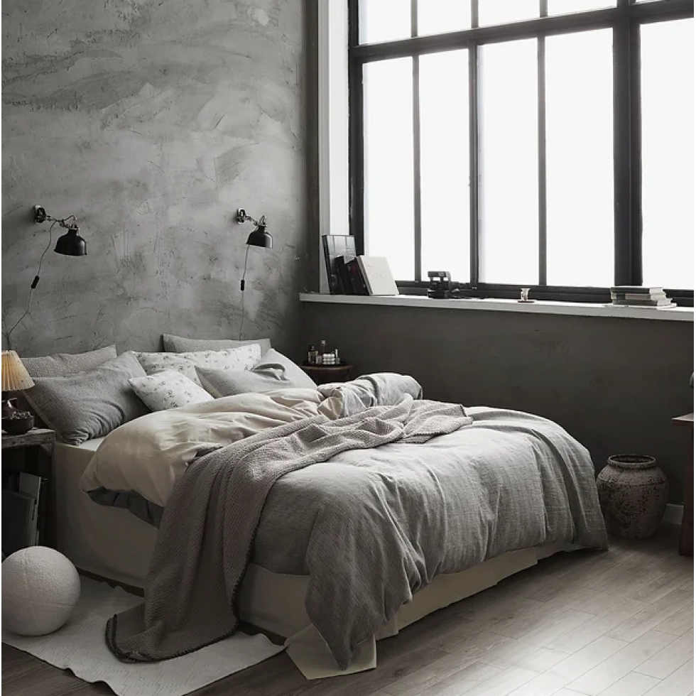 Jax Natural Grey Duvet Cover