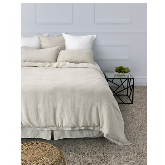 Natural Linen Elegance Duvet Cover