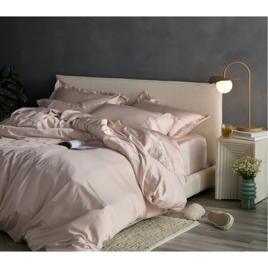 Blush Pink Cooling Duvet Cover