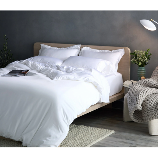 White Cooling Duvet Cover