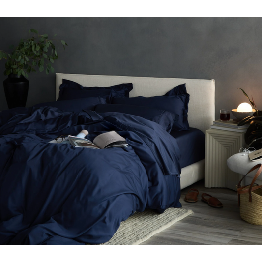 Navy Cooling Duvet Cover
