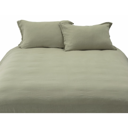Sage Linen Duvet Cover