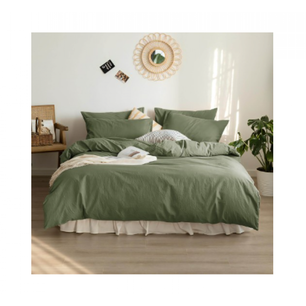 Housse De Couette Sauge Nature