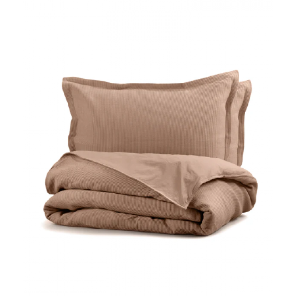 Sophia Siena Ribbed Cotton Duvet Cover