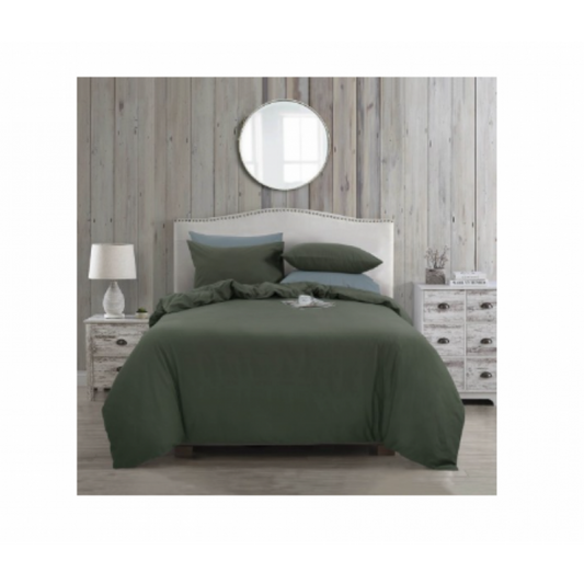 Army Green Nature Duvet Cover