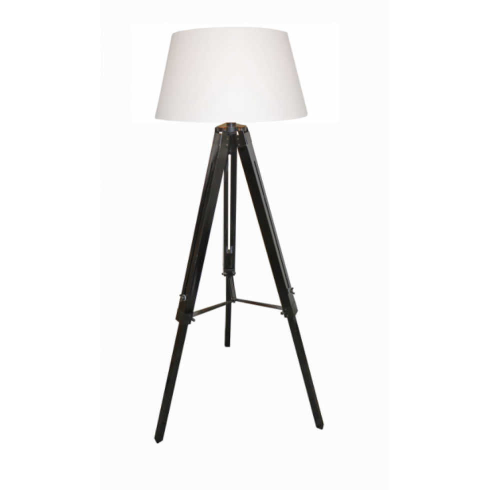 Lampe Scandinave Trépied Noir Mat