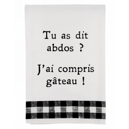 Dishcloths – Abs or Cake?