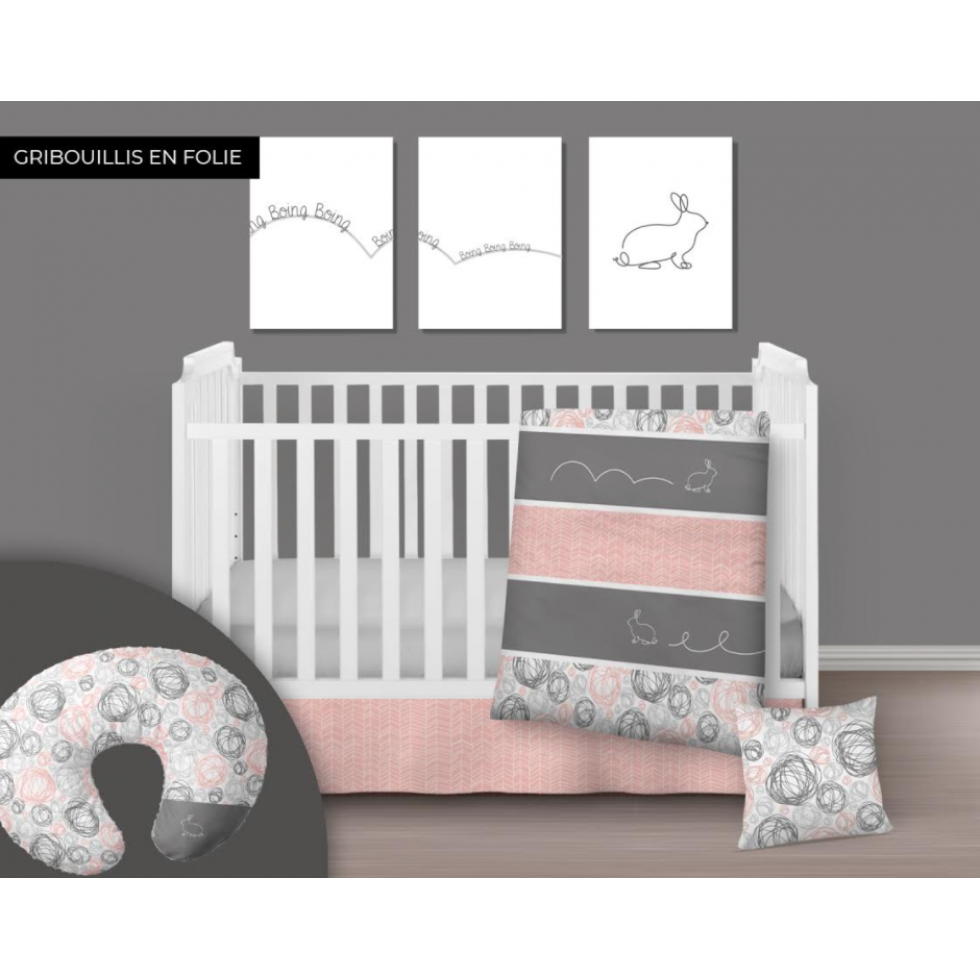 Baby Bedding – Crazy Scribbles