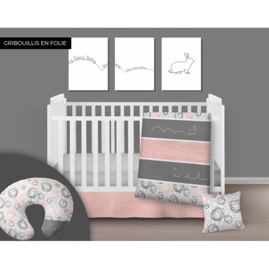 Baby Bedding – Crazy Scribbles