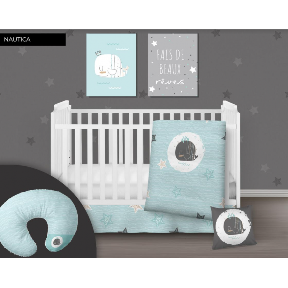 Nautica Baby Bedding – Whale and Starfish