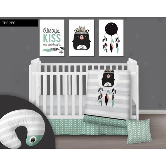Teepee Baby Bedding – Bohemian Spirit and Native American Tenderness