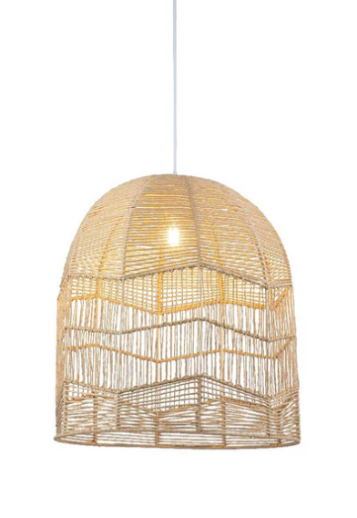 Luminaire suspendu rotin Nyna