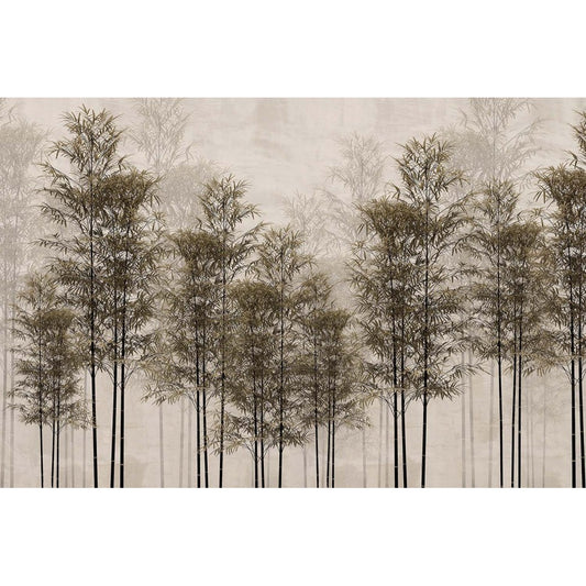 Zen Bamboo Mural – Clean Mist Wallpaper