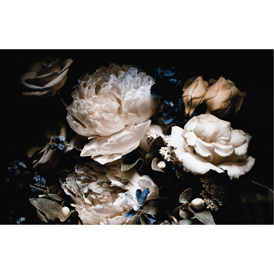 Rose and Peony Bouquet Mural