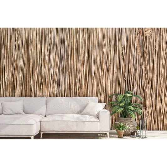 Natural reed mural – Mediterranean Spirit