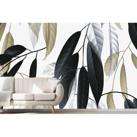 Modern Foliage Mural