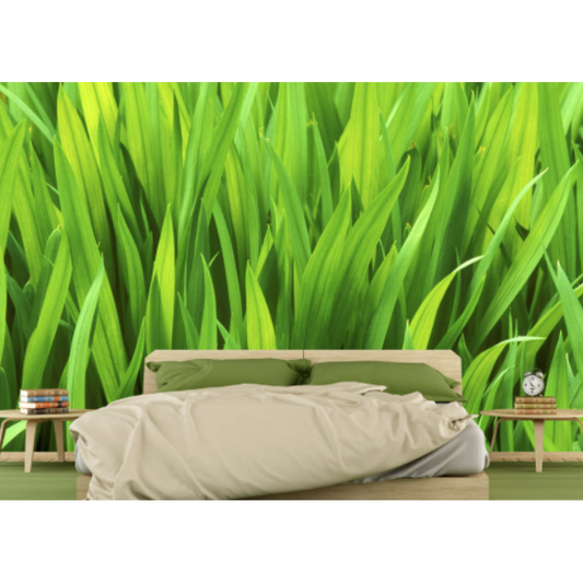 Iris Leaves Mural