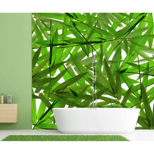Bamboo Leaves Mural