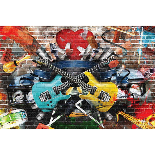 Music Graffiti Mural