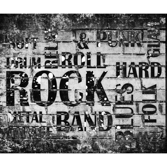 Industrial Hard Rock Music Mural