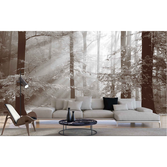 Mural Sinfonia Della Foresta Sepia