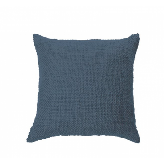 Oreiller Européen Tricot Bleu Marine