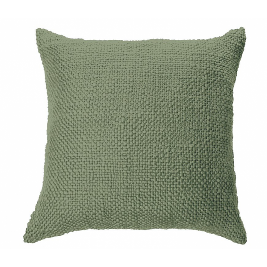 Natural Green Knitted European Pillow