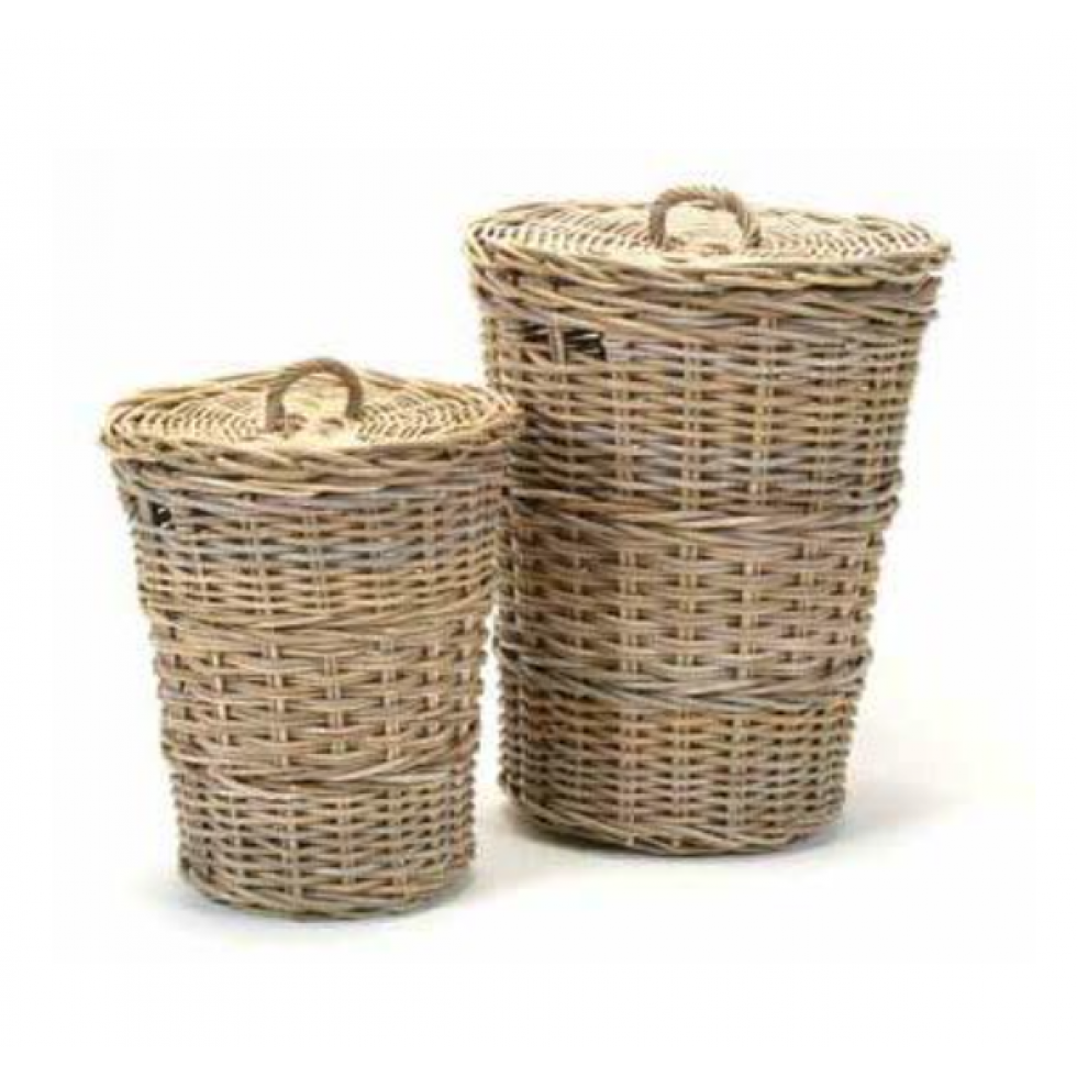 Rattan Laundry Baskets with Lid