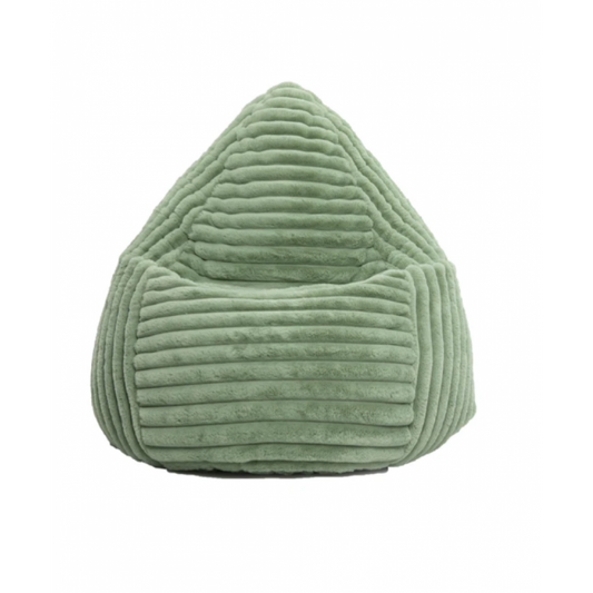 Raya XL sage corduroy pouf
