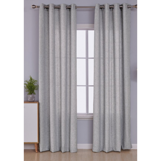Light Gravel Curtain Linen Texture Chic and Modern