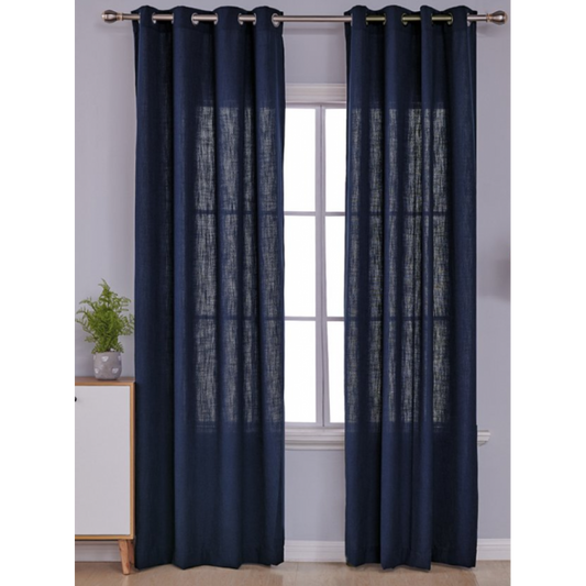 Chic and Modern Navy Blue Curtain