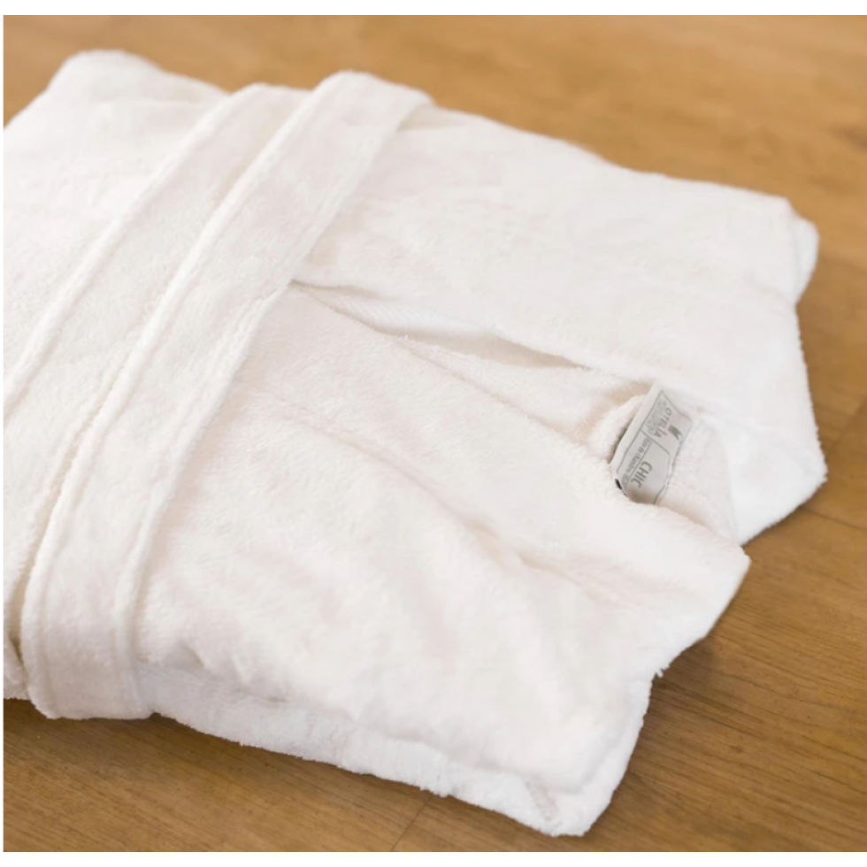 Robe de Chambre Chic Kimono Blanche Ultra Douce
