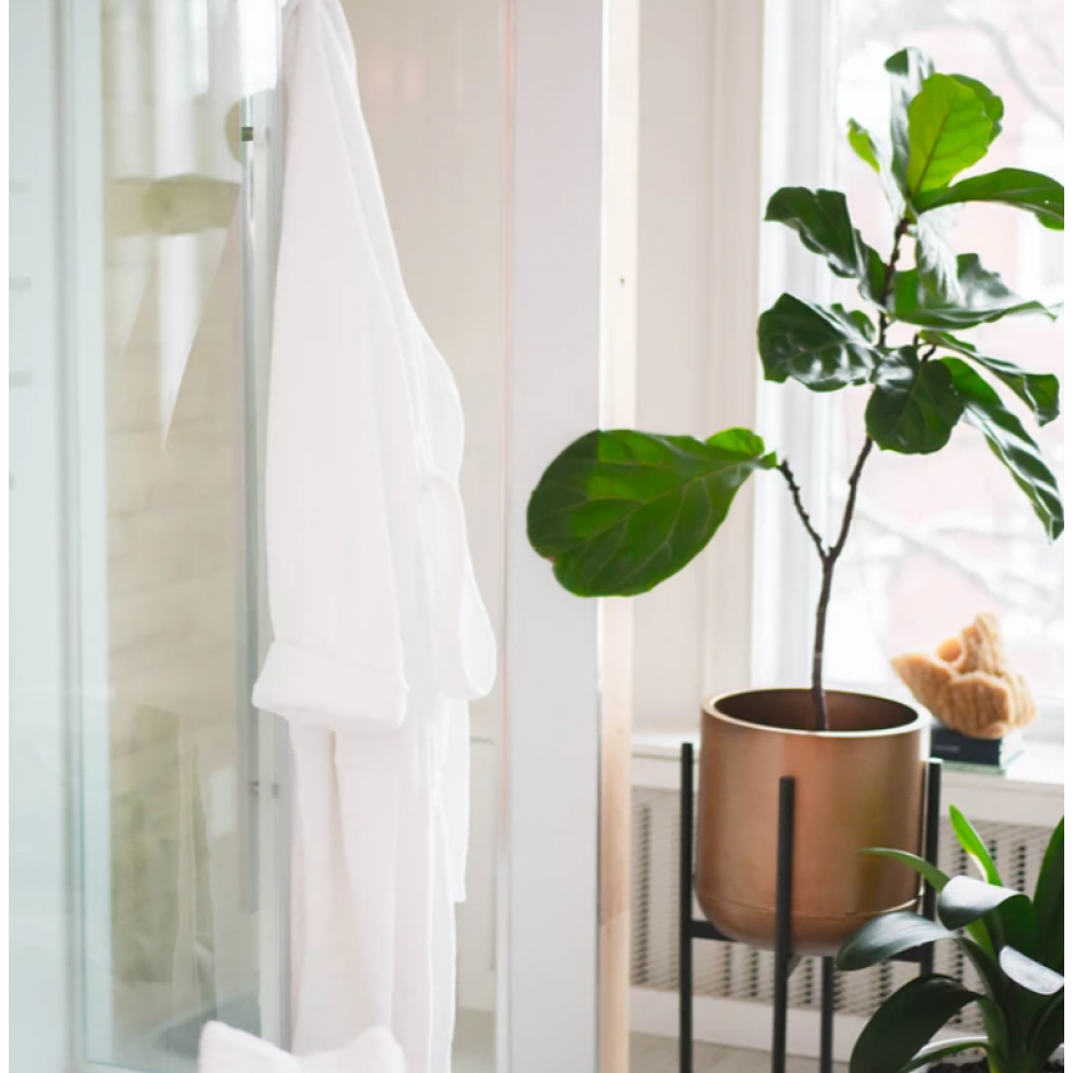 Robe de Chambre Relax Blanche Douce et Confortable