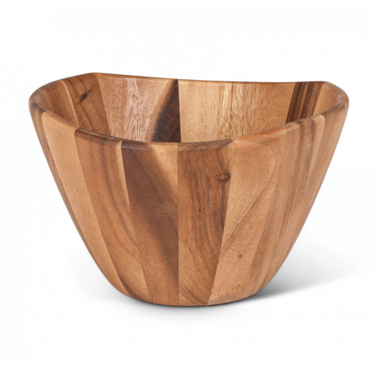 Solid Acacia Salad Bowl – Natural Elegance