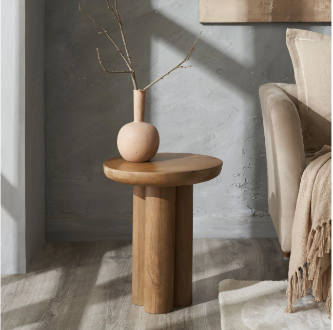 Table d’appoint bois manguier