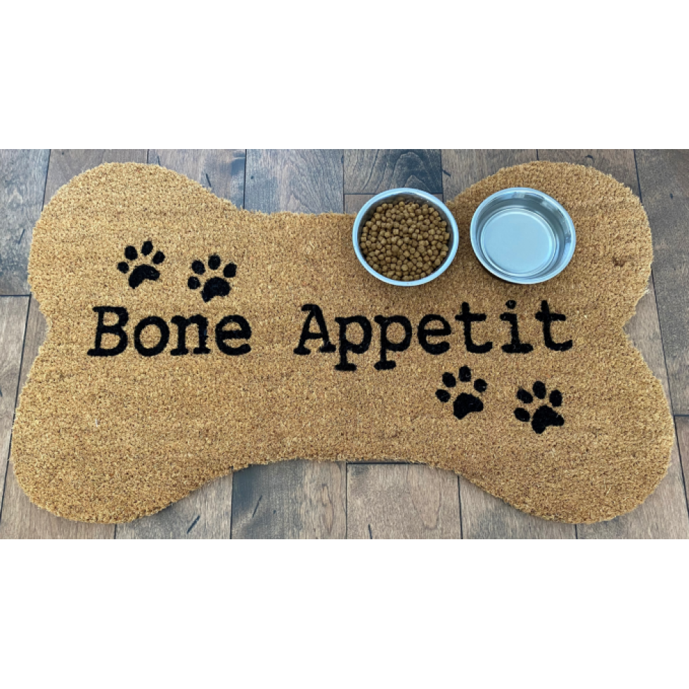 Bone Appetit Bone Shaped Rug