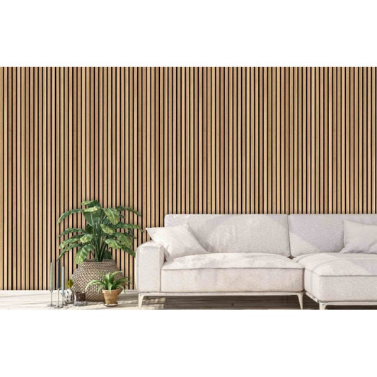 Murale Tasseaux Bois Naturel – Élégance Scandinave