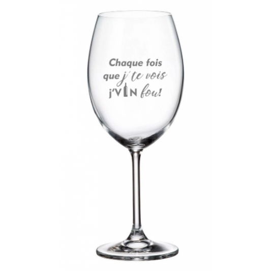 Wine Glass – Every Time I See You I Go Crazy
