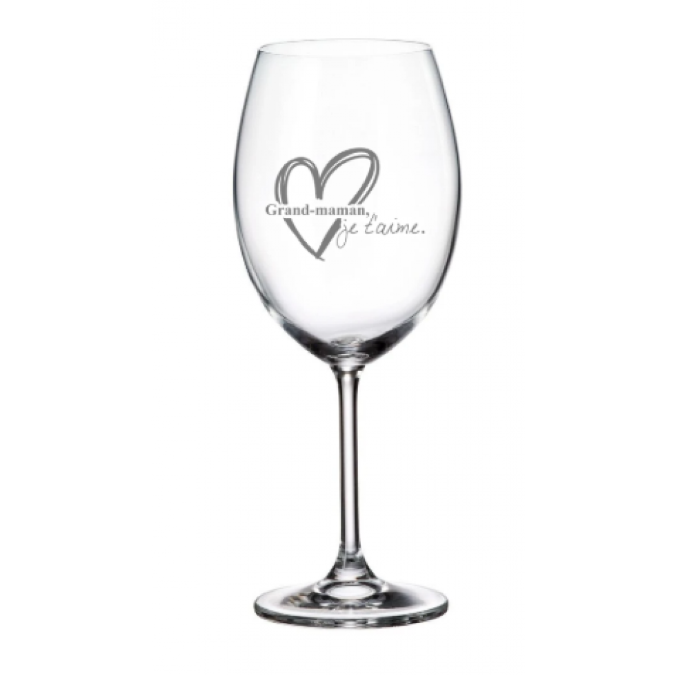 Wine Glass – Grandma I Love You