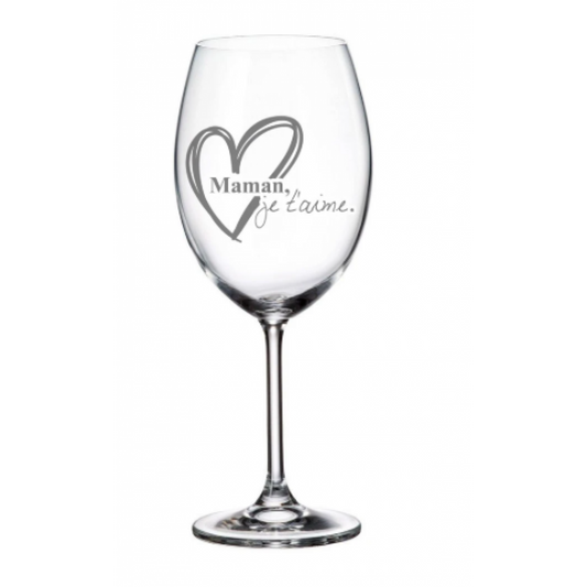 Wine Glass – Grandma I Love You