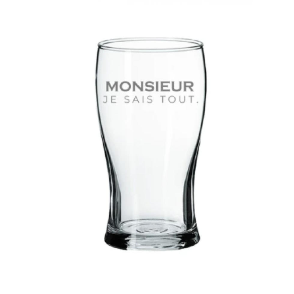 Beer Glass – Mr. Know-It-All