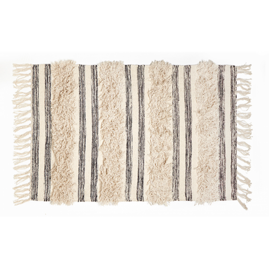 Striped and Fringed Rugs