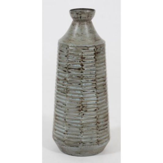 Decorative Vase in Aged Metal
