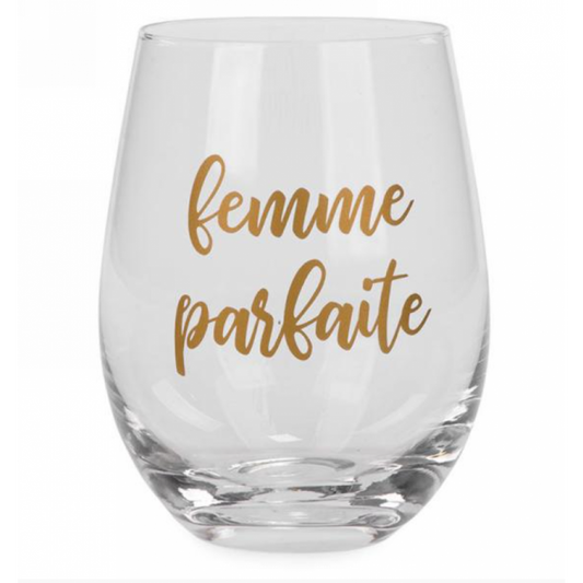 Verre à Vin Sans Pied – Femme Parfaite
